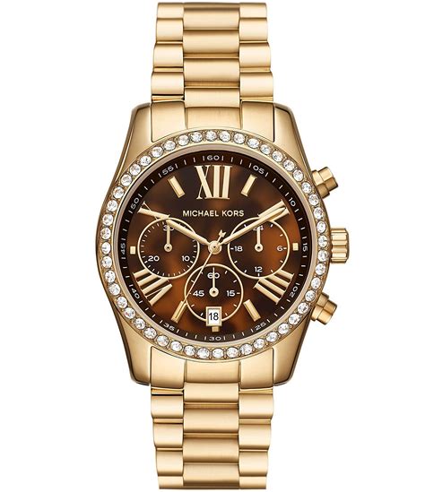 michael kors lexington watch womens|michael kors chronograph gold.